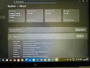 Laptop HP EliteBook 840 G7 16GB Intel Core i5 SSD 500GB