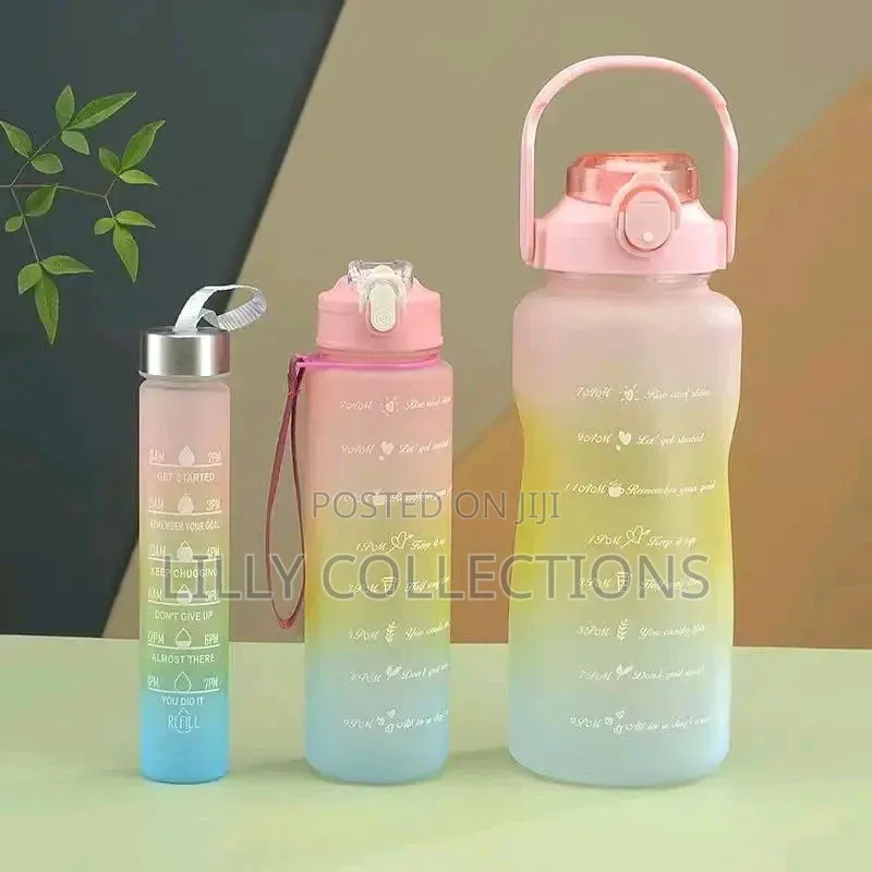 Three in 1 Water Bottle Set