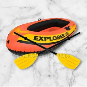 Intex Pvc Explorer 200 Inflatable Boat For 2-3persons 185x94x41cm