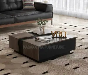 Tier Modern Coffee Tables/ Center Table for/ Living Room, Black
/