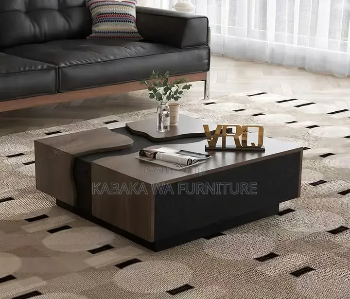 Tier Modern Coffee Tables/ Center Table for/ Living Room, Black
/