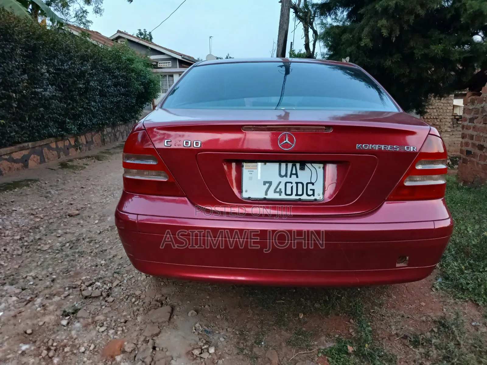 Mercedes-Benz C200 2004 Red