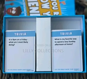 Do You Really Know Your Friends Game Cards