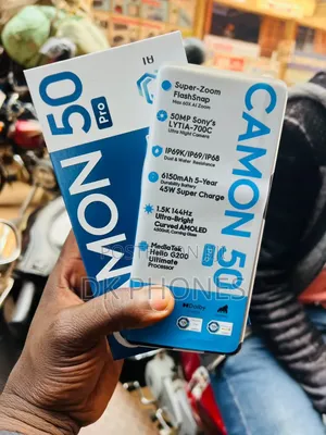 New Tecno Camon 50 Pro 256 GB Silver