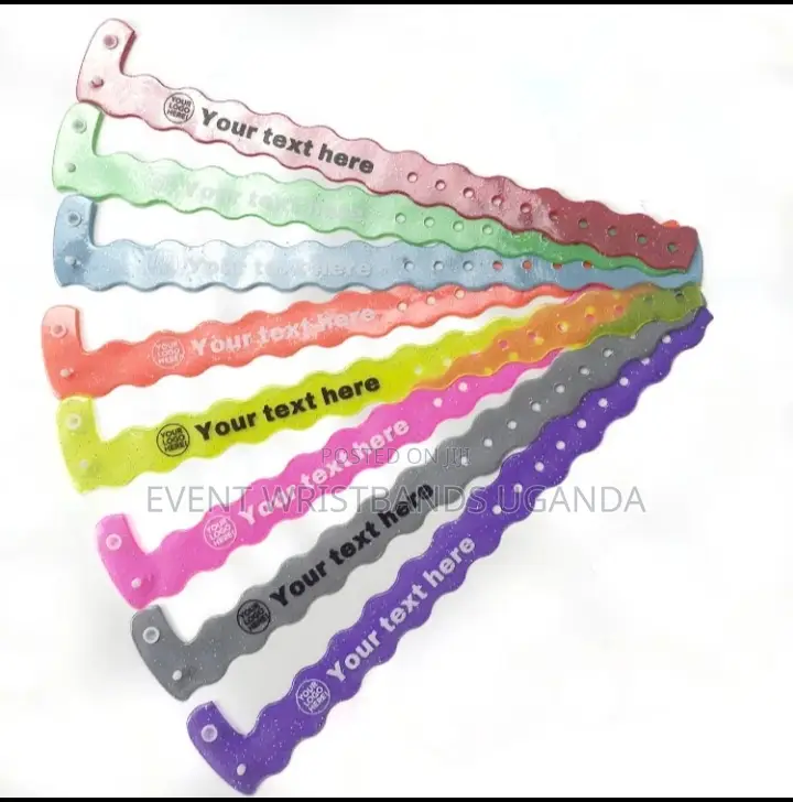 Soft Wavy Waterproof Access Control Bands