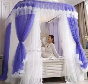 Purple Curtain Net