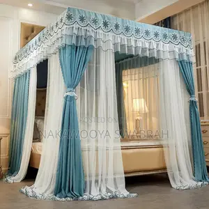 Blue Curtain Tent Net