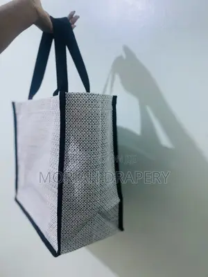 PVC Checkered Reusable Wooven Shopping Bags