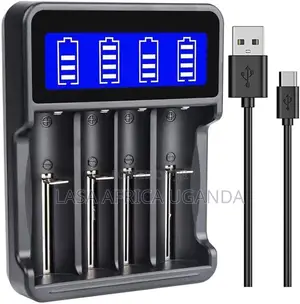 Lasa 4 Bay 18650 26650 18490 Aaa Aa Multi Smart Charger