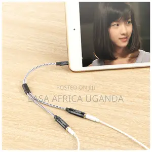 Audio Y-splitter Cable 3.5mm Male To 2 Port 3.5mm Female Headsets