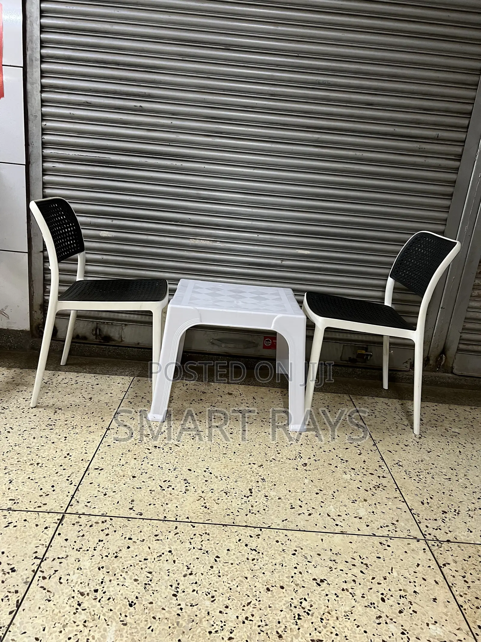Two Seater Coffee or Bar Table With Two Chairs