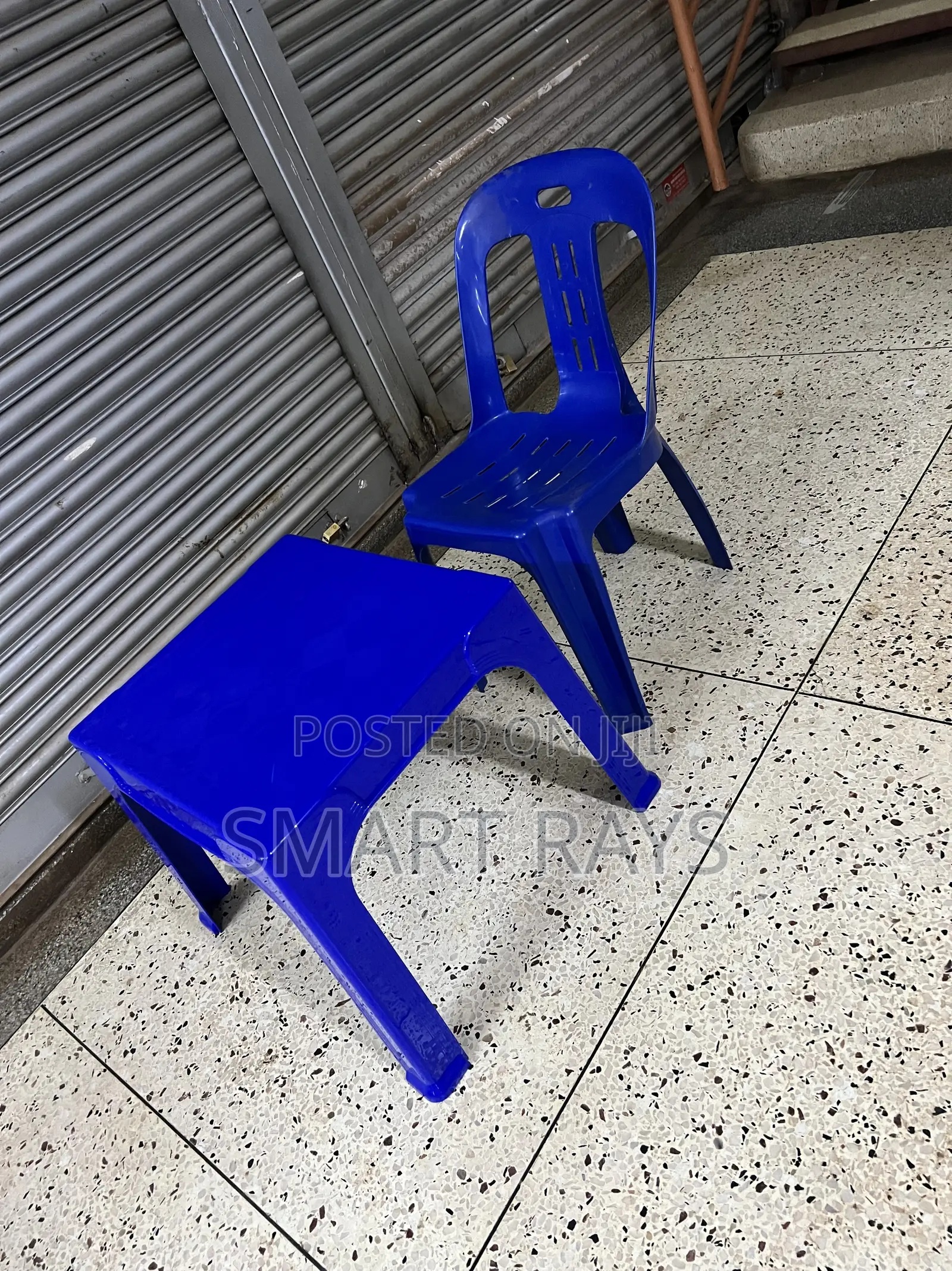 Coffee or Bar Table With One Chair