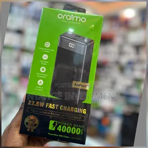 Oraimo Powerbox 400 Vision, a High-Capacity 40,000mah Portable Charger