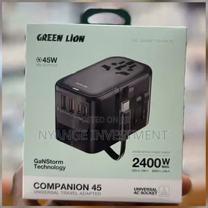 Green Lion Companion 45 Universal Travel Adapter, Adaptor