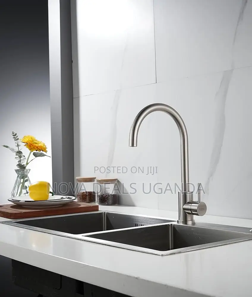 Kitchen Faucet -360degree Rotating Heavy Duty Sink Tap Stainless Stee