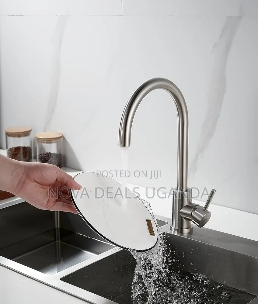 Kitchen Faucet -360degree Rotating Heavy Duty Sink Tap Stainless Stee