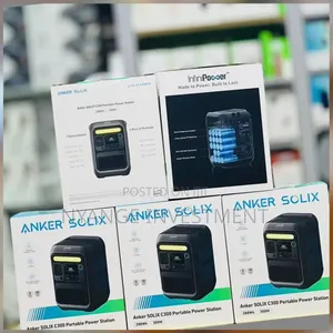 Anker Solix C300 Portable Power Station, 288wh Capacity and a 300w .