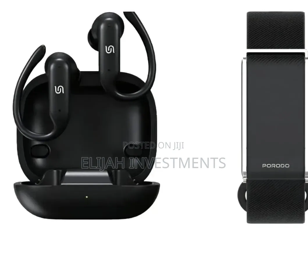2-in-1porodo Activex Smart Fitness Band Earbuds