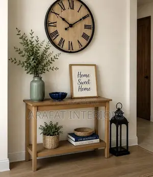 Beautiful Light Oak / Natural Wood Console Table