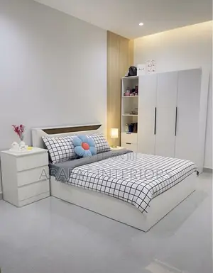 Beautiful Modern All-White Bedroom Set