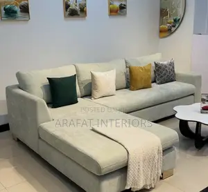 Stylish Gray L-Shaped Sectional Sofa