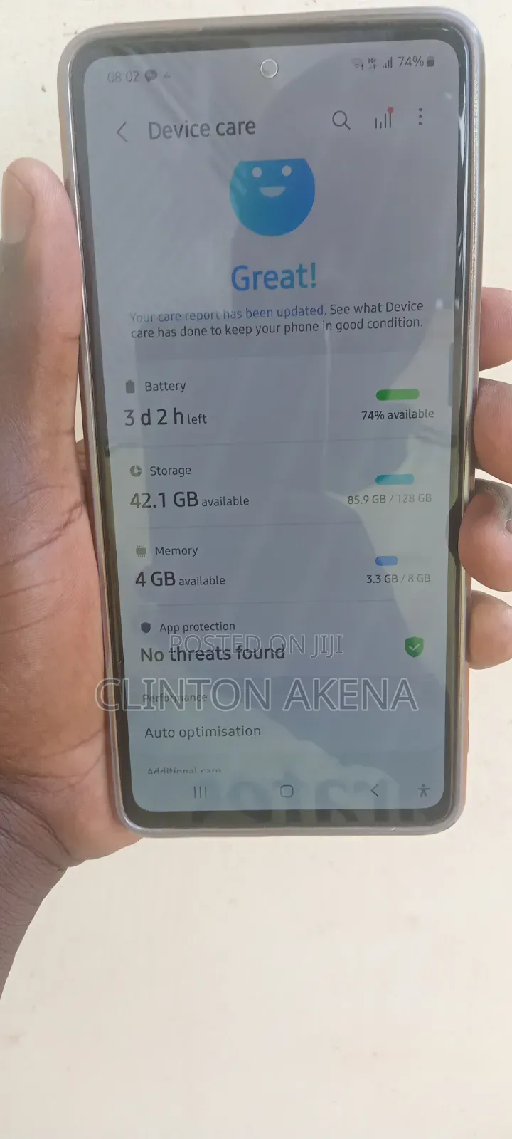 Samsung Galaxy A72 128 GB Blue