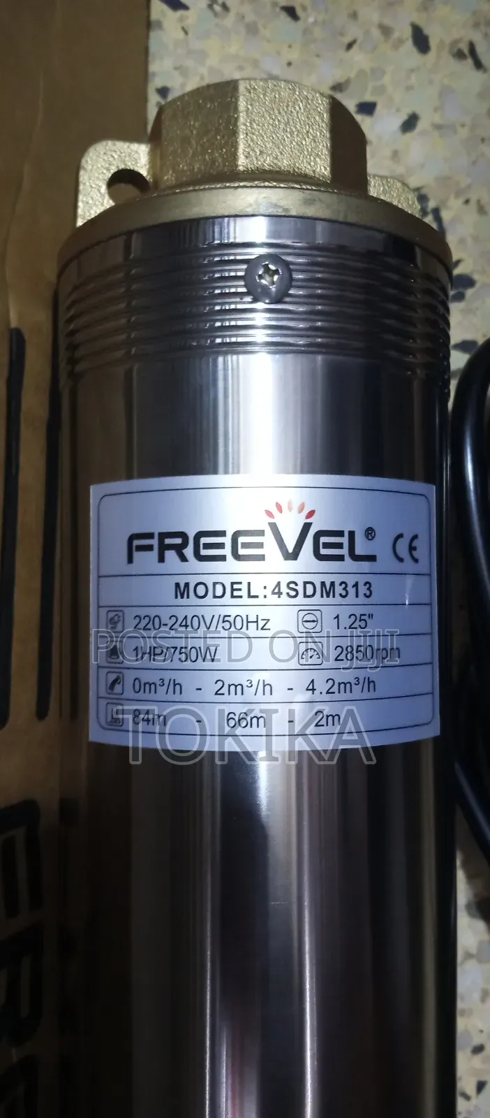 Freevel Submersible Water Pump 84 Meters ( 255 Feet)
