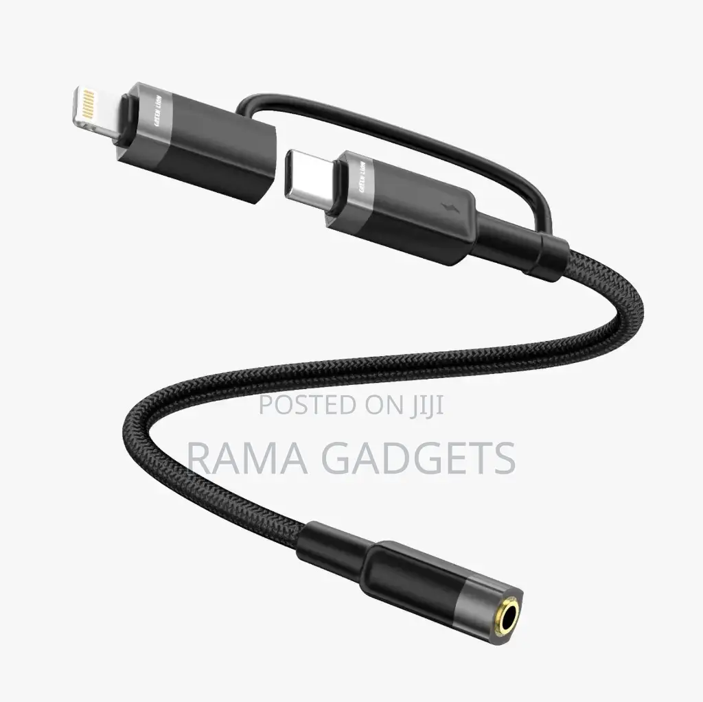 Green Lion 2-in-1 Audio Cable