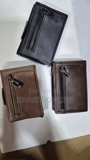 Smart Wallet With Card Holder, Rfid Blocking Pop Up Leather Card Case