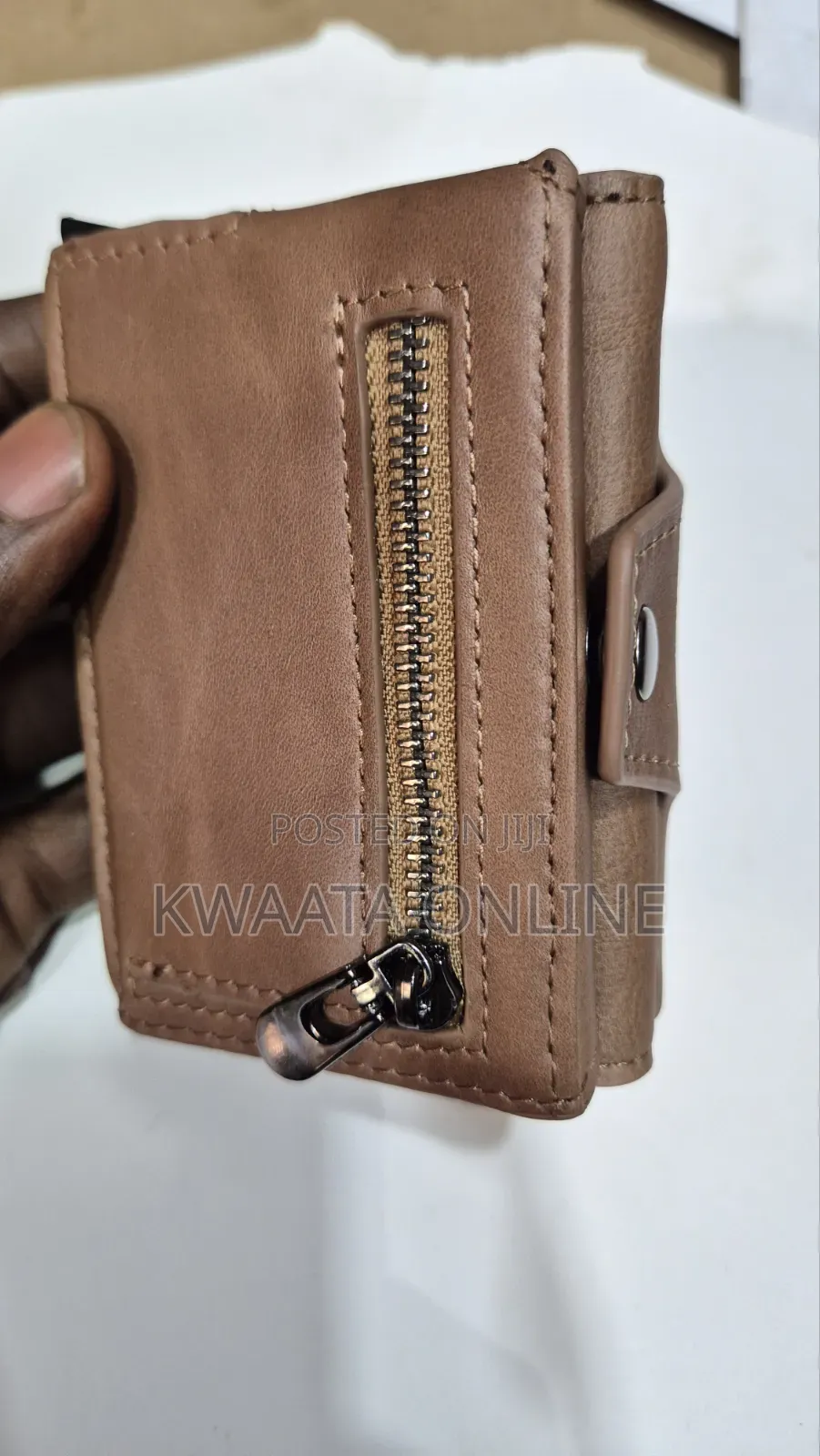 Smart Wallet With Card Holder, Rfid Blocking Pop Up Leather Card Case
