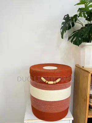 Handwoven Cotton Rope Storage Baskets