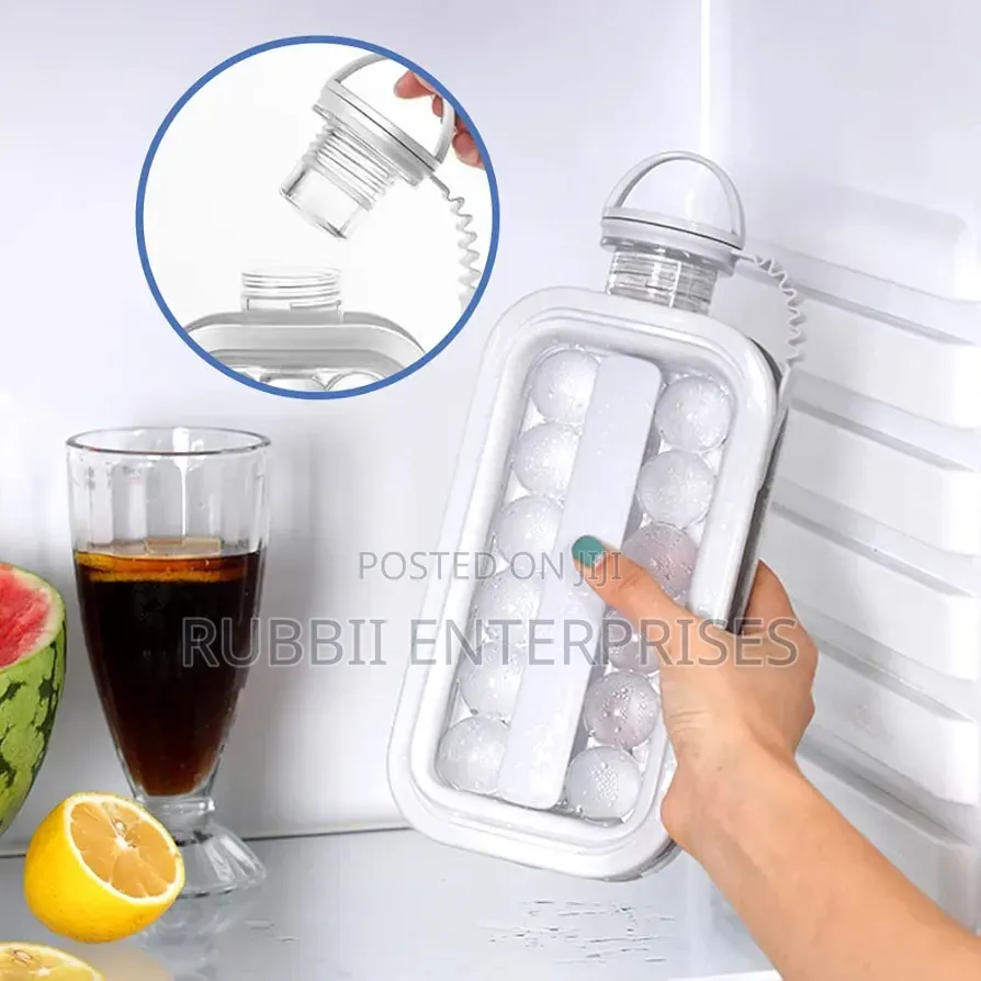 Portable 2-in-1 Ice Ball Maker Bottle