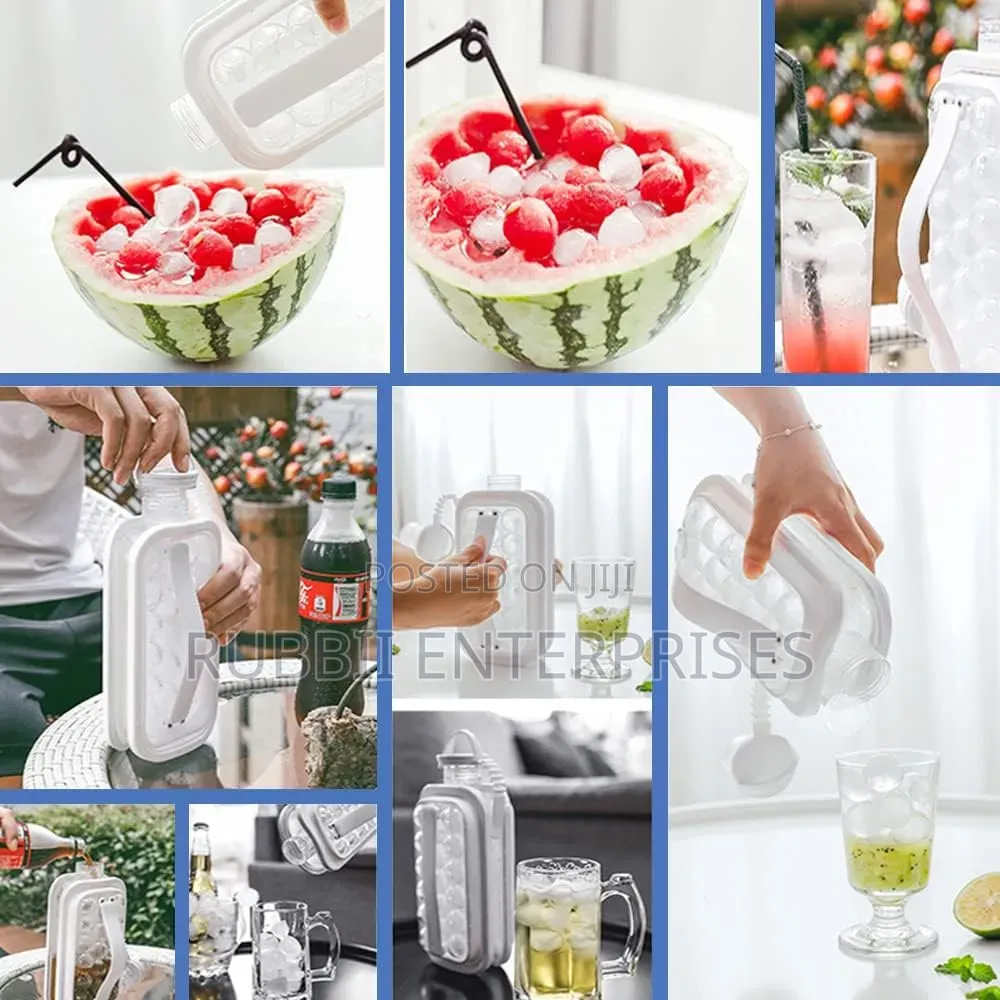 Portable 2-in-1 Ice Ball Maker Bottle