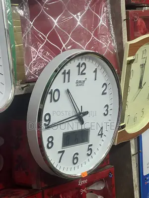 Wall Clock With Digital Display