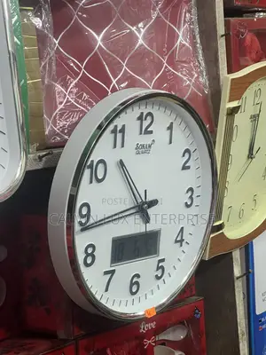 Wall Clock With Digital Display