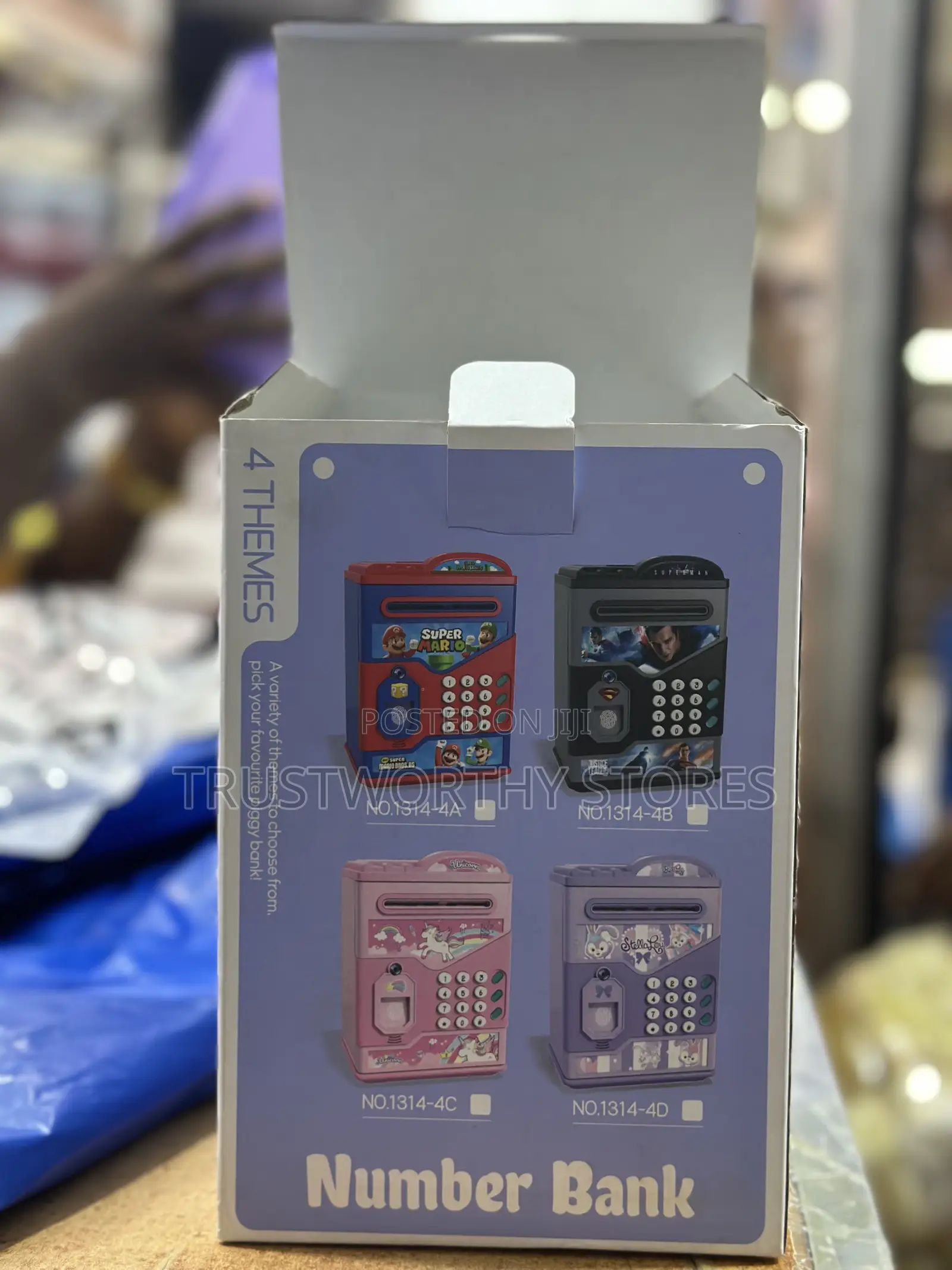 Children’S Electronic Atm Piggy Bank With Finger Print and Passcode