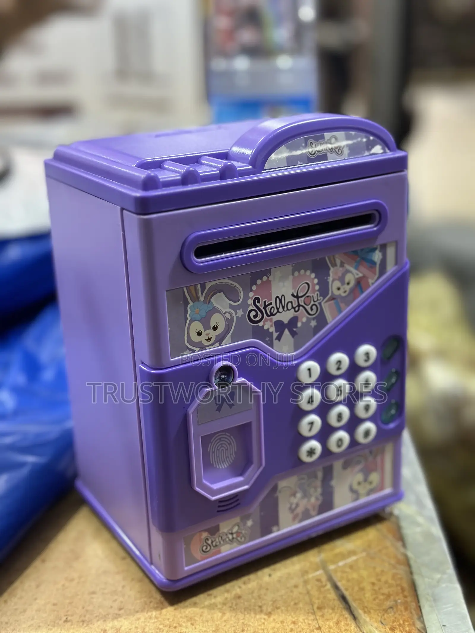 Children’S Electronic Atm Piggy Bank With Finger Print and Passcode