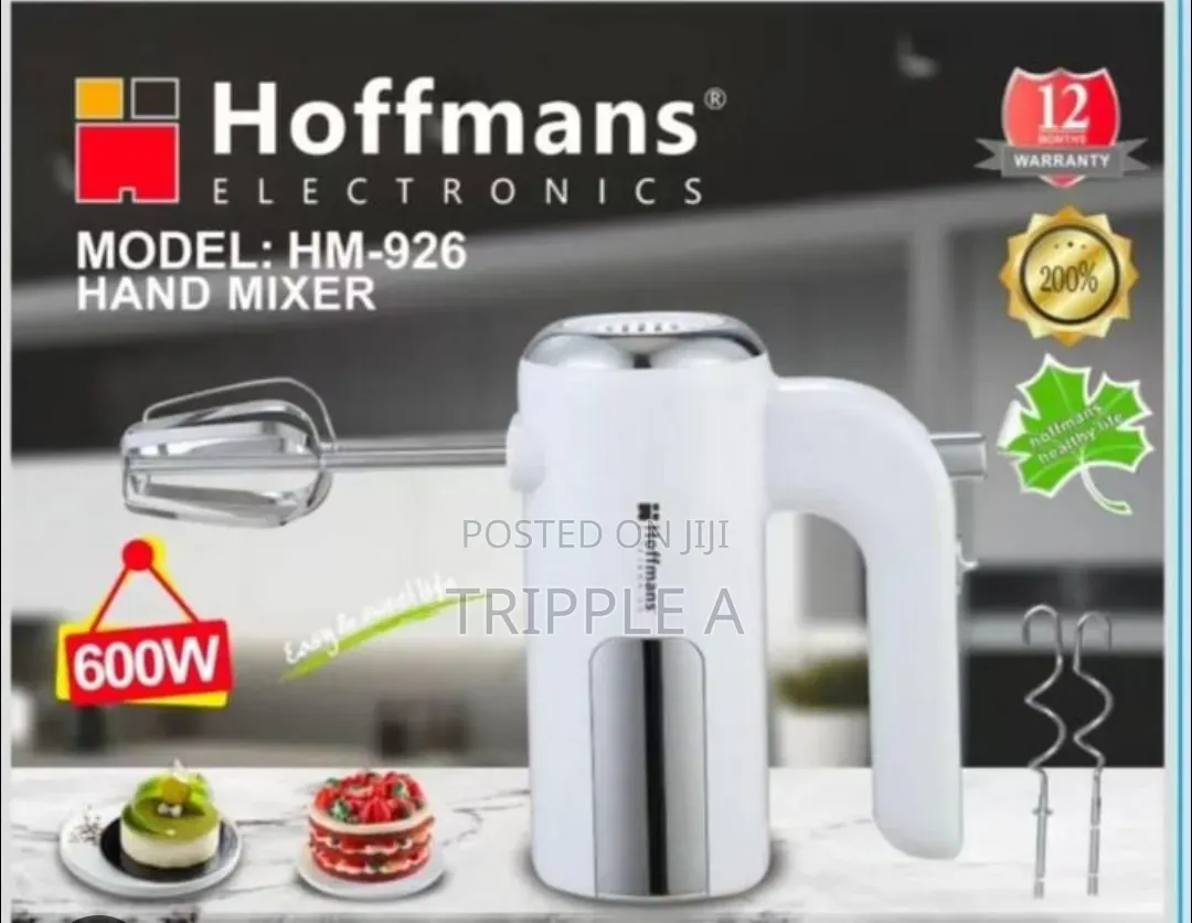 Egg and Dough Beater Hand Mixer Electric White Color