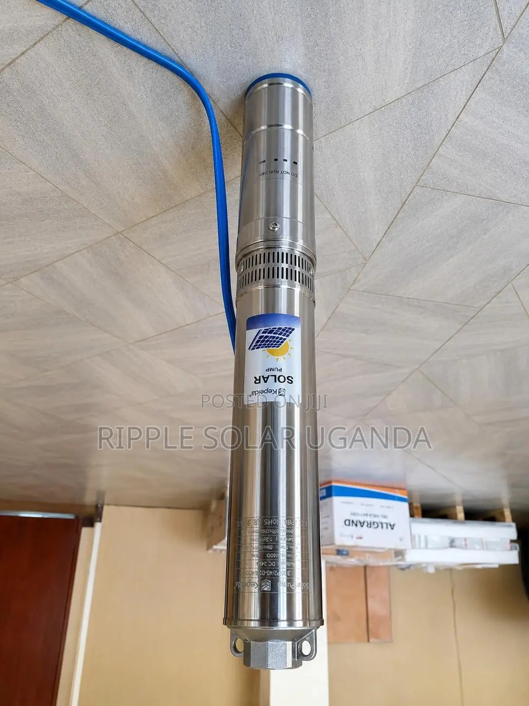 1500w Ac/Dc Solar Borehole Pump 135m Head 6000l/H