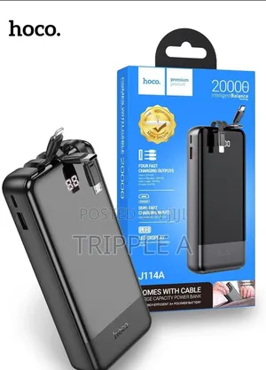 Hoco Powerbank J114a Charger 20000mah