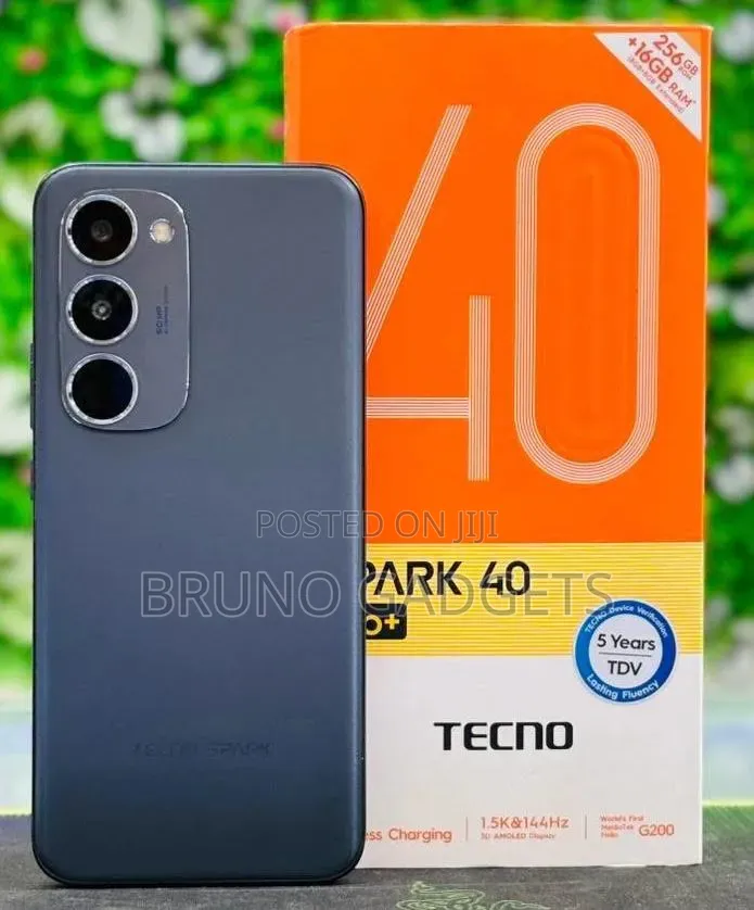 New Tecno Spark 40 Pro+ 256 GB Black