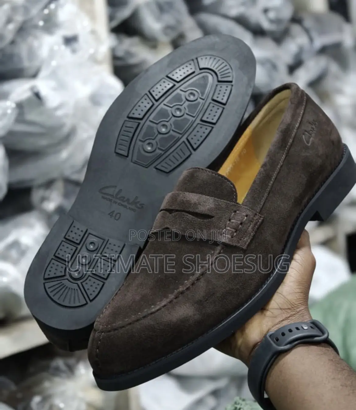 Clarks Suede Loafers