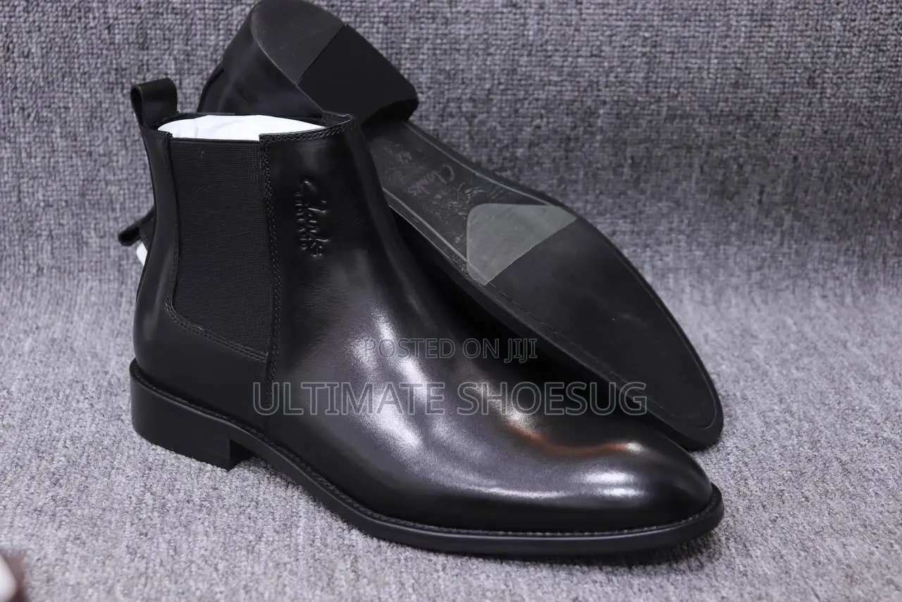 Clarks Lastic Chelsea Boots