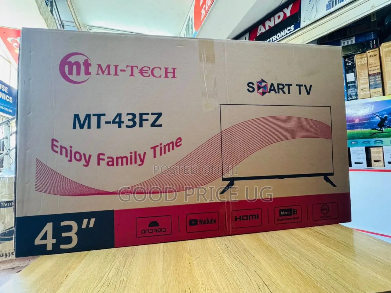43-Inch Mi-Tech Brand Smart Tv