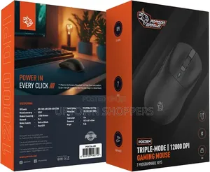 Porodo Gaming Pdx324 Triple-Mode 12000 Dpi Gaming Mouse.