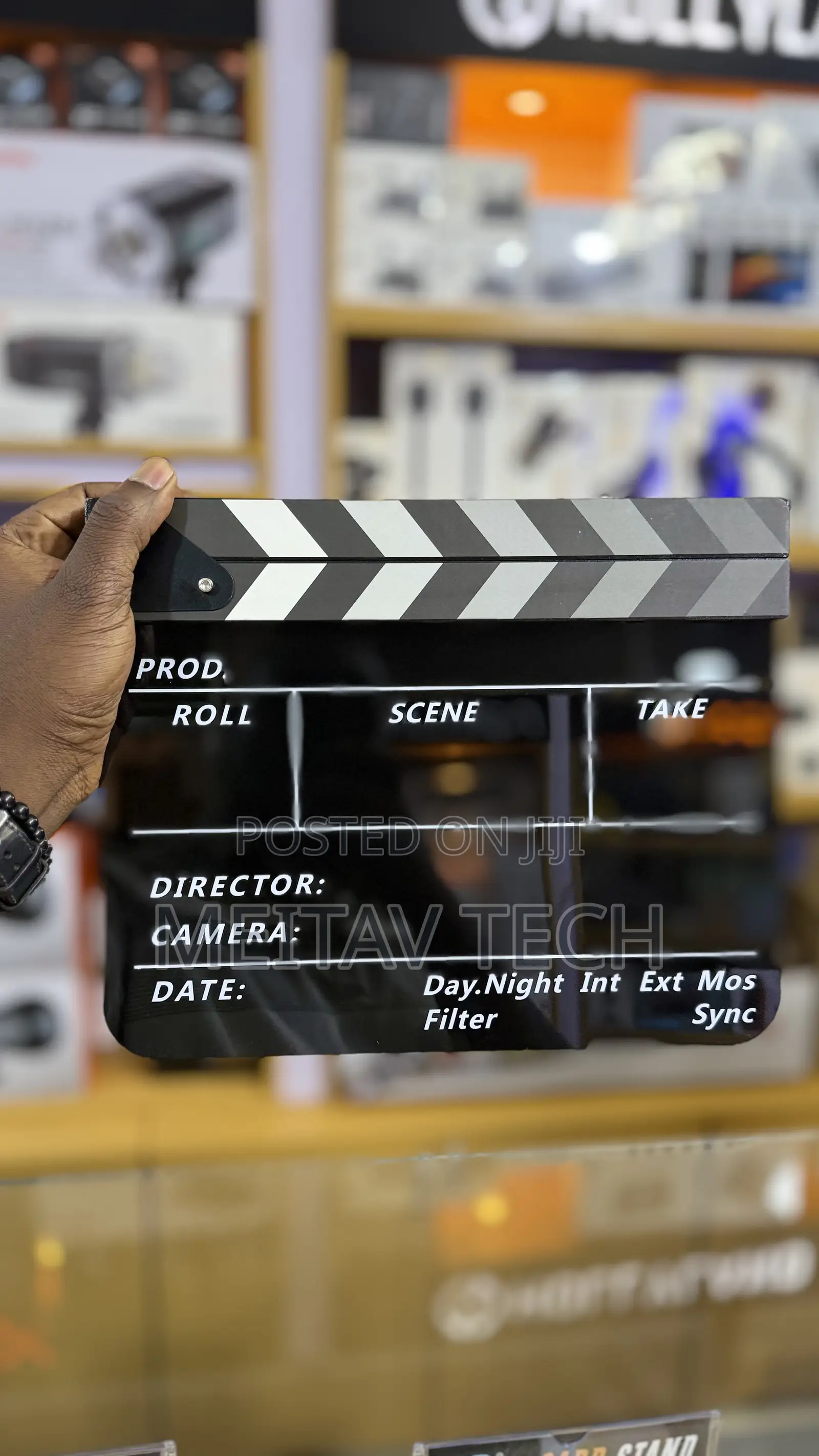 Film Clap Board Acrylic 30x25cm Clapperboard