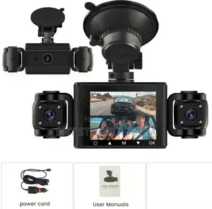 Podofo 1080p Triple Lens 2.4 Inch Dash Cam