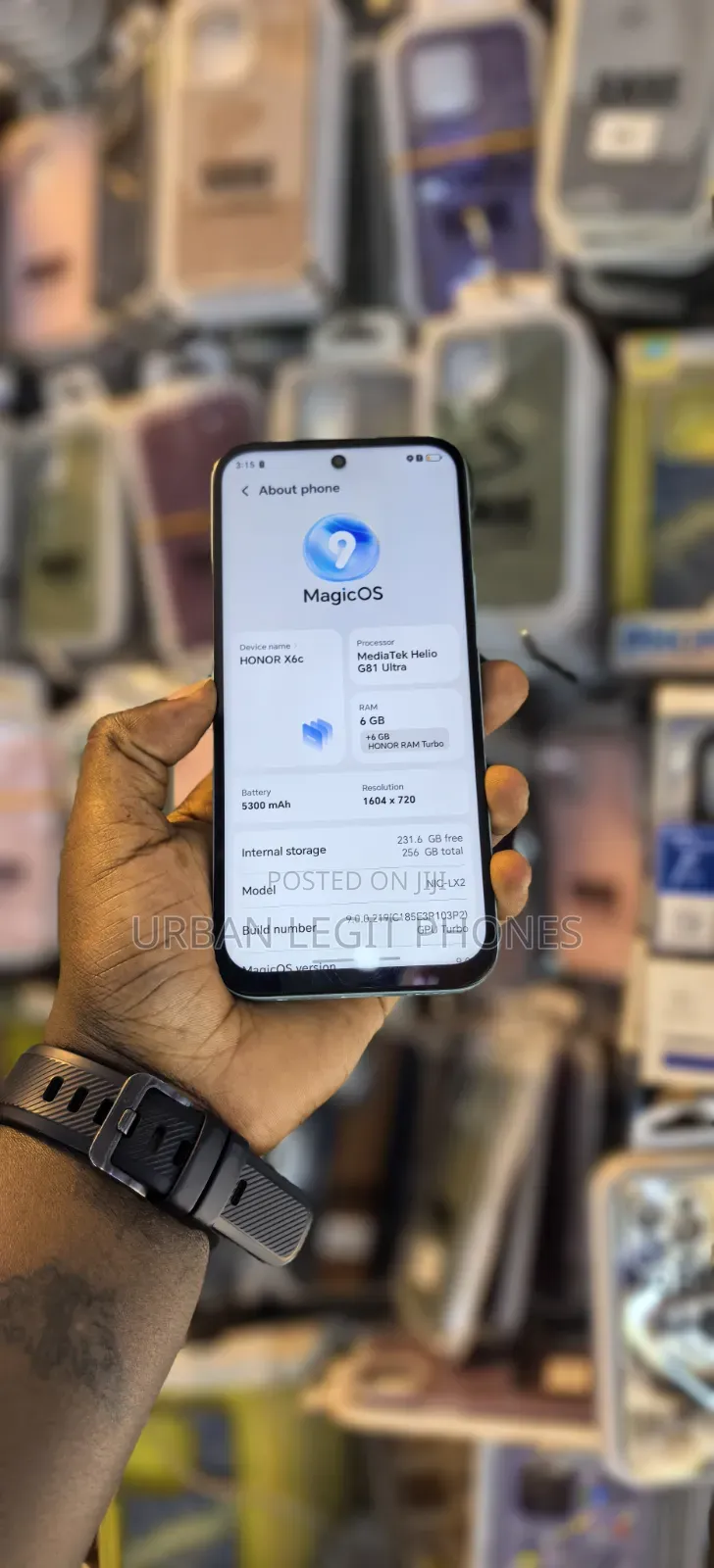 Honor X6C 256 GB Green