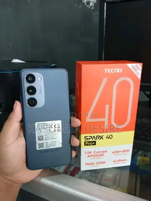 New Tecno Spark 40 Pro+ 256 GB Black