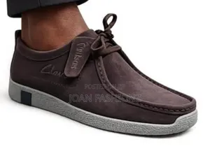 Lace Up Casual Men's Suede Loafers -Coffee
